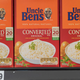 Boxes of Uncle Ben Converted Rice on a store shelf